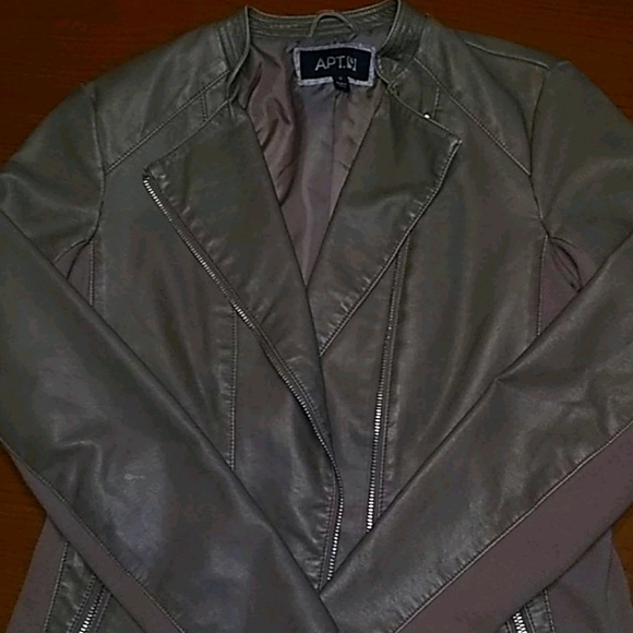 Apt. 9 Jackets & Blazers - APT 9 faux leather light weight jacket.